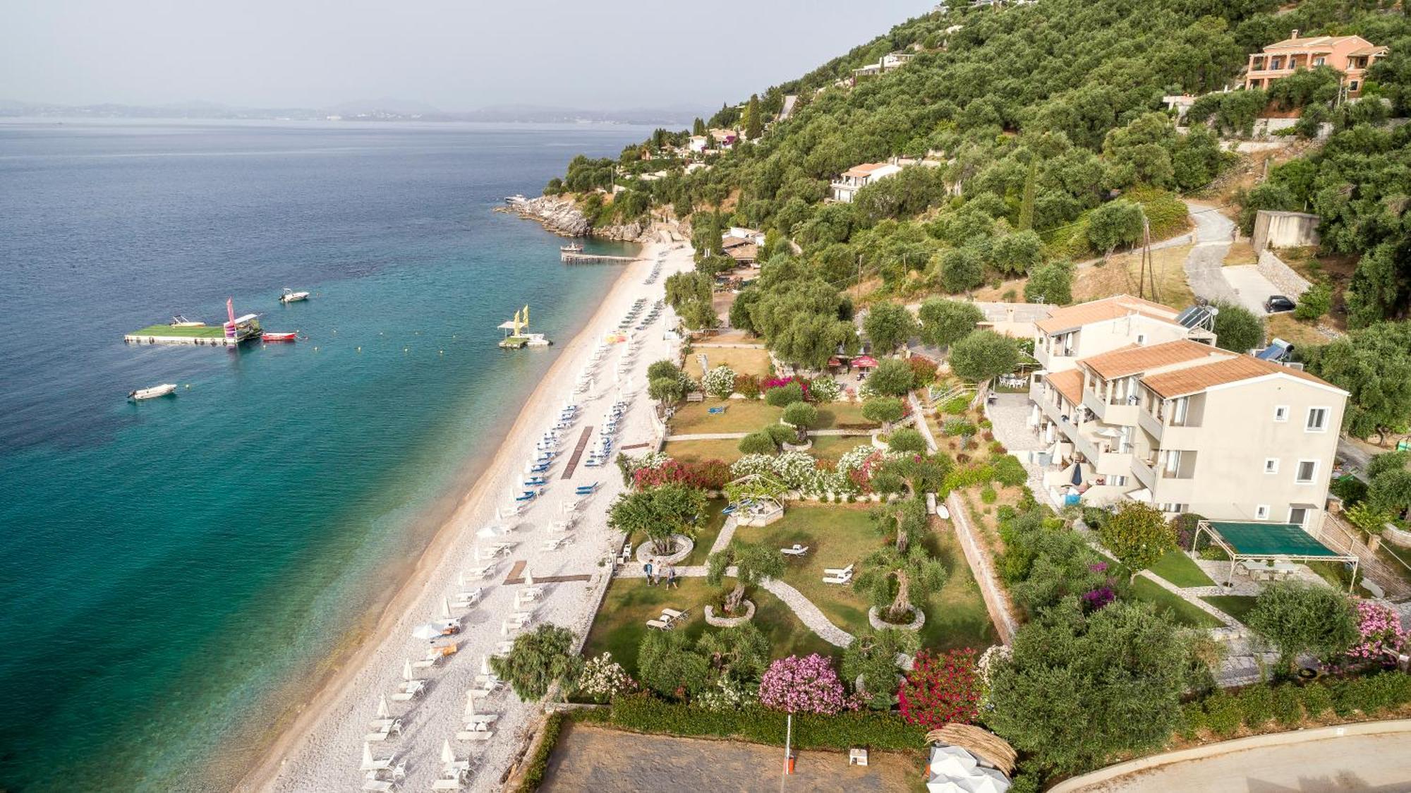 Krouzeri Beach Apartments Nisaki  Zewnętrze zdjęcie