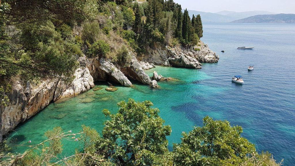 Krouzeri Beach Apartments Nisaki  Zewnętrze zdjęcie